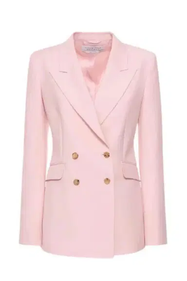 GABRIELA HEARST Angela Blazer in Blush Sportswear Wool | Thumbnail 1 GABRIELA HEARST Angela Blazer in Blush Sportswear Wool | Thumbnail 1