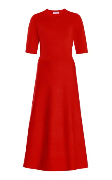 GABRIELA HEARST Seymore Knit Dress in Red Topaz Merino Wool Cashmere | Thumbnail 1 GABRIELA HEARST Seymore Knit Dress in Red Topaz Merino Wool Cashmere | Thumbnail 1