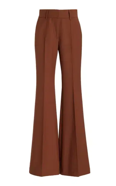 GABRIELA HEARST Rhein Pant in Cognac Sportswear Wool | Thumbnail 1 GABRIELA HEARST Rhein Pant in Cognac Sportswear Wool | Thumbnail 1