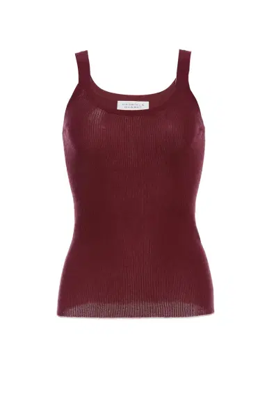 GABRIELA HEARST Arya Knit Tank Top in Bordeaux Cashmere Silk | Thumbnail 1 GABRIELA HEARST Arya Knit Tank Top in Bordeaux Cashmere Silk | Thumbnail 1