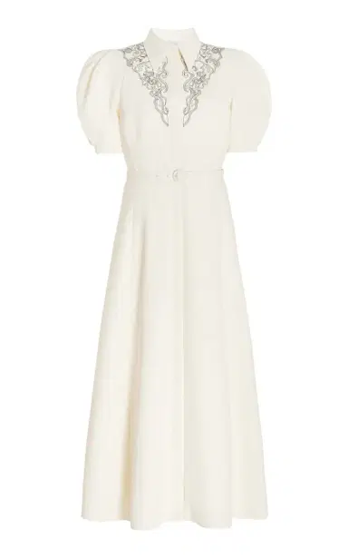 Gabriela Hearst Billy Dress in Double-Face Wool Crepe | Thumbnail 1 Gabriela Hearst Billy Dress in Double-Face Wool Crepe | Thumbnail 1