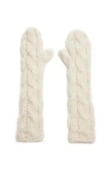 GABRIELA HEARST Scarlett Knit Mittens in Welfat Cashmere | Thumbnail 1 GABRIELA HEARST Scarlett Knit Mittens in Welfat Cashmere | Thumbnail 1