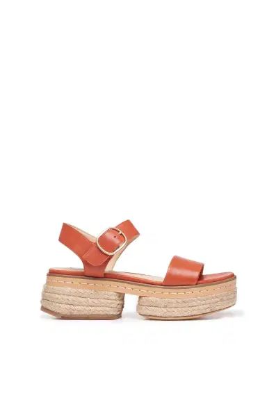 Gabriela Hearst Ryka Platform Sandal in Henna Leather | Thumbnail 1 Gabriela Hearst Ryka Platform Sandal in Henna Leather | Thumbnail 1