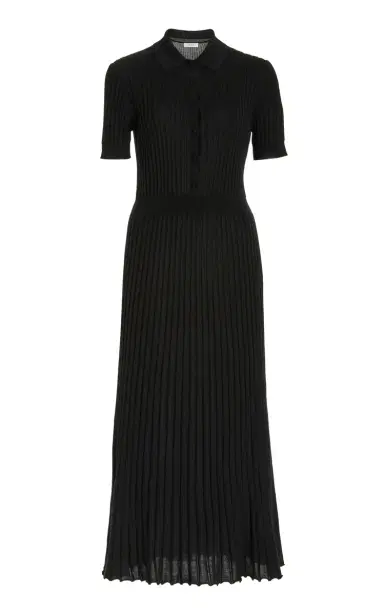 Gabriela Hearst Amor Knit Dress in Black Cashmere Silk | Thumbnail 1 Gabriela Hearst Amor Knit Dress in Black Cashmere Silk | Thumbnail 1