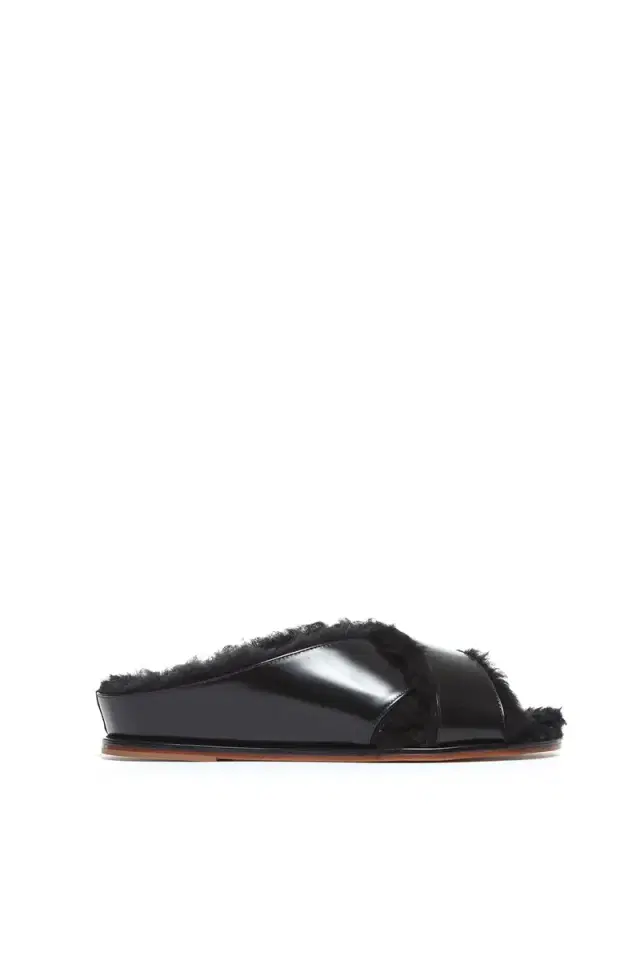 Ellington Slide with Wool Fur Ellington Slide with Wool Fur