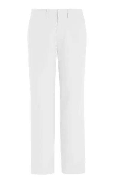 Gabriela Hearst Rhys Pant in White Organic Cotton | Thumbnail 1 Gabriela Hearst Rhys Pant in White Organic Cotton | Thumbnail 1