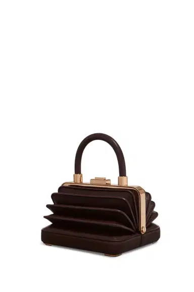 Gabriela Hearst Small Diana Bag in Bordeaux Nappa Leather | Thumbnail 1 Gabriela Hearst Small Diana Bag in Bordeaux Nappa Leather | Thumbnail 1