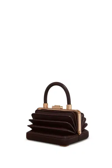 Gabriela Hearst Mini Diana Bag in Bordeaux Nappa Leather | Thumbnail 1 Gabriela Hearst Mini Diana Bag in Bordeaux Nappa Leather | Thumbnail 1