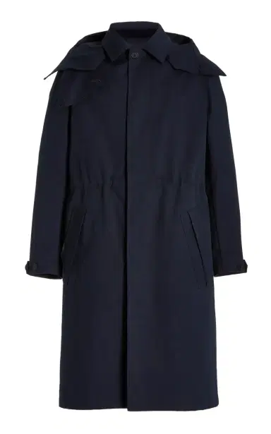 GABRIELA HEARST Malraux Parka in Dark Navy Cotton | Thumbnail 1 GABRIELA HEARST Malraux Parka in Dark Navy Cotton | Thumbnail 1
