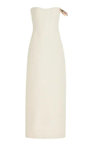 GABRIELA HEARST Anica Dress in Wool Silk Cady | Thumbnail 1 GABRIELA HEARST Anica Dress in Wool Silk Cady | Thumbnail 1