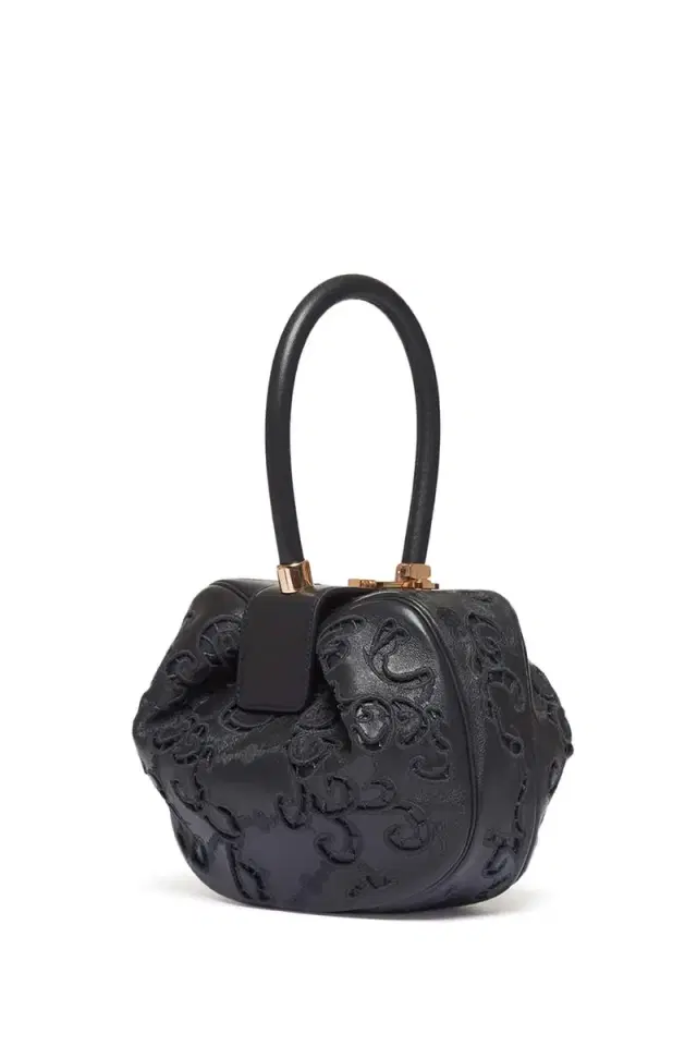 Nina Bag in Black Nappa Leather with Lace Nina Bag in Black Nappa Leather with Lace