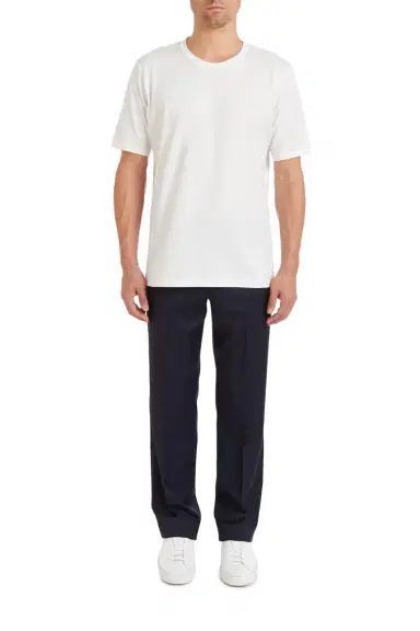 Gabriela Hearst Bandeira T-Shirt in White Recycled Cotton | Thumbnail 1 Gabriela Hearst Bandeira T-Shirt in White Recycled Cotton | Thumbnail 1