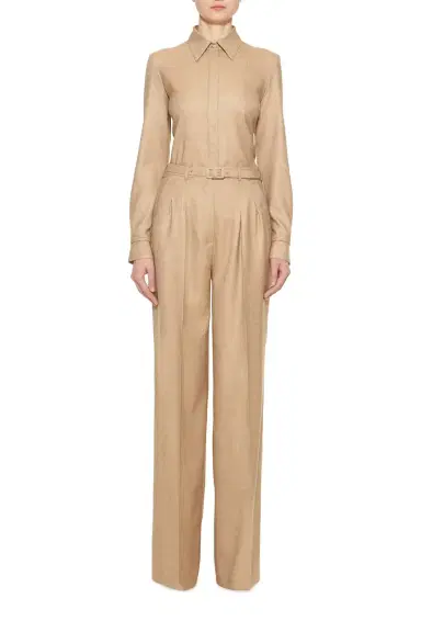 Gabriela Hearst Vargas Pant in Camel Wool Cashmere | Thumbnail 1 Gabriela Hearst Vargas Pant in Camel Wool Cashmere | Thumbnail 1