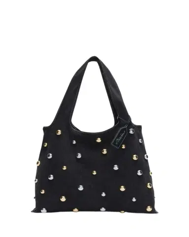 3.1 Phillip Lim Studded Washed Denim Market Tote Bag | Thumbnail 1 3.1 Phillip Lim Studded Washed Denim Market Tote Bag | Thumbnail 1