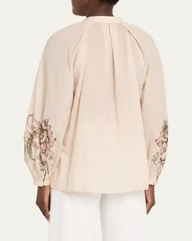 Kobi Halperin Heidi Sequin Floral-Print Blouse | Thumbnail 3 Kobi Halperin Heidi Sequin Floral-Print Blouse | Thumbnail 3