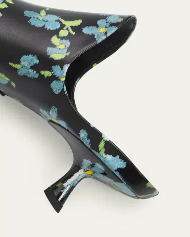 Loewe 45mm Emily Floral Leather Mules | Thumbnail 5 Loewe 45mm Emily Floral Leather Mules | Thumbnail 5