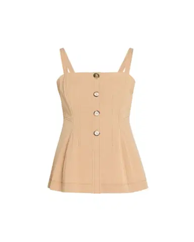 Veronica Beard Kariselle Sleeveless Square-Neck Top | Thumbnail 1 Veronica Beard Kariselle Sleeveless Square-Neck Top | Thumbnail 1