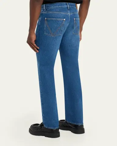 Bottega Veneta Men's Straight-Leg Denim Jeans | Thumbnail 3 Bottega Veneta Men's Straight-Leg Denim Jeans | Thumbnail 3
