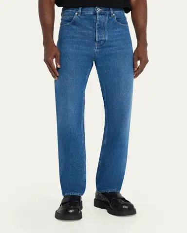 Bottega Veneta Men's Straight-Leg Denim Jeans | Thumbnail 4 Bottega Veneta Men's Straight-Leg Denim Jeans | Thumbnail 4