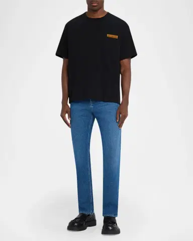 Bottega Veneta Men's Straight-Leg Denim Jeans | Thumbnail 6 Bottega Veneta Men's Straight-Leg Denim Jeans | Thumbnail 6