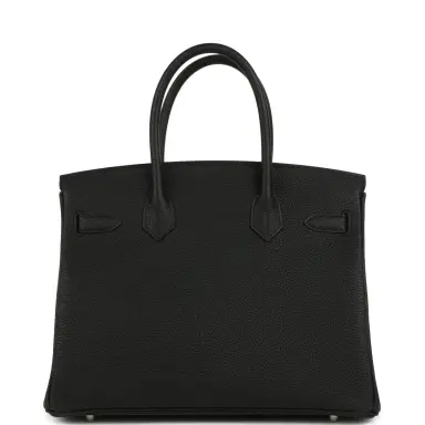 HERMÈS Hermes Birkin 30 Black Togo Palladium Hardware | Thumbnail 4 HERMÈS Hermes Birkin 30 Black Togo Palladium Hardware | Thumbnail 4