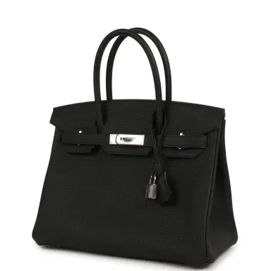HERMÈS Hermes Birkin 30 Black Togo Palladium Hardware | Thumbnail 5 HERMÈS Hermes Birkin 30 Black Togo Palladium Hardware | Thumbnail 5