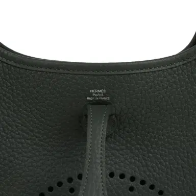 HERMÈS Hermes Evelyne TPM Vert Mangrove Clemence Palladium Hardware | Thumbnail 7 HERMÈS Hermes Evelyne TPM Vert Mangrove Clemence Palladium Hardware | Thumbnail 7
