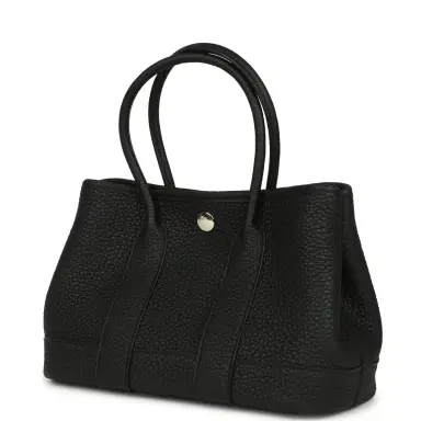 HERMÈS Hermes Garden Party Neo 23 Black Negonda Palladium Hardware | Thumbnail 5 HERMÈS Hermes Garden Party Neo 23 Black Negonda Palladium Hardware | Thumbnail 5