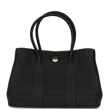 HERMÈS Hermes Garden Party Neo 23 Black Negonda Palladium Hardware | Thumbnail 1 HERMÈS Hermes Garden Party Neo 23 Black Negonda Palladium Hardware | Thumbnail 1