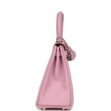 HERMÈS Hermes Kelly Retourne 25 Mauve Sylvestre Swift Palladium Hardware | Thumbnail 3 HERMÈS Hermes Kelly Retourne 25 Mauve Sylvestre Swift Palladium Hardware | Thumbnail 3