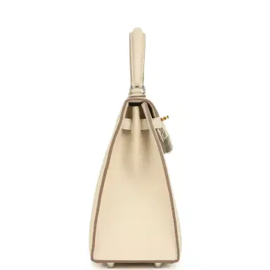 HERMÈS Hermes Kelly Sellier 25 Craie Epsom Electrum Hardware | Thumbnail 3 HERMÈS Hermes Kelly Sellier 25 Craie Epsom Electrum Hardware | Thumbnail 3