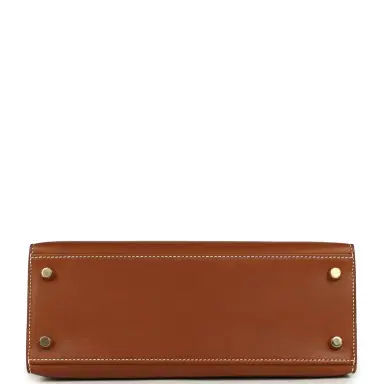 HERMÈS Hermes Kelly Sellier 25 Fauve Barenia Gold Hardware | Thumbnail 6 HERMÈS Hermes Kelly Sellier 25 Fauve Barenia Gold Hardware | Thumbnail 6