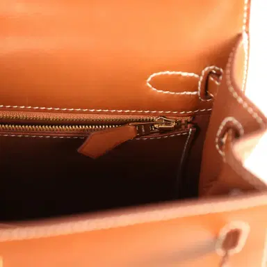 HERMÈS Hermes Kelly Sellier 25 Fauve Barenia Gold Hardware | Thumbnail 9 HERMÈS Hermes Kelly Sellier 25 Fauve Barenia Gold Hardware | Thumbnail 9