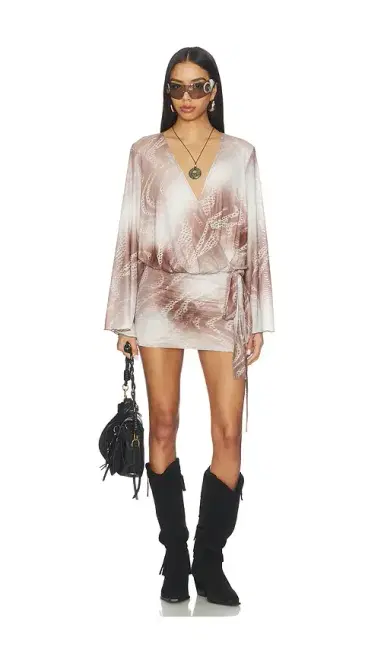 superdown Maree Drape Mini Dress | Thumbnail 1 superdown Maree Drape Mini Dress | Thumbnail 1