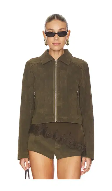 superdown Frannie Faux Suede Jacket | Thumbnail 2 superdown Frannie Faux Suede Jacket | Thumbnail 2