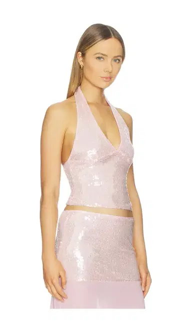 Runaway The Label Adeluna Deep Plunge Halter Top | Thumbnail 2 Runaway The Label Adeluna Deep Plunge Halter Top | Thumbnail 2