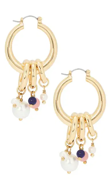 petit moments Voyage Hoop Earrings | Thumbnail 2 petit moments Voyage Hoop Earrings | Thumbnail 2