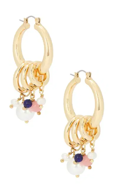 petit moments Voyage Hoop Earrings | Thumbnail 1 petit moments Voyage Hoop Earrings | Thumbnail 1