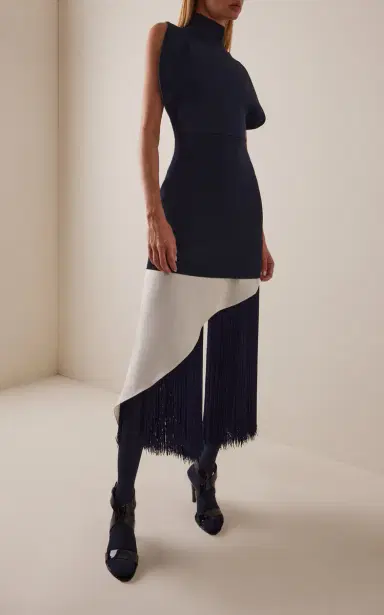 Alaïa Fringed High Socks | Thumbnail 2 Alaïa Fringed High Socks | Thumbnail 2