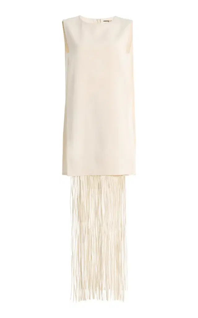 Mackenzie Convertible Fringed Woven Mini Dress Mackenzie Convertible Fringed Woven Mini Dress