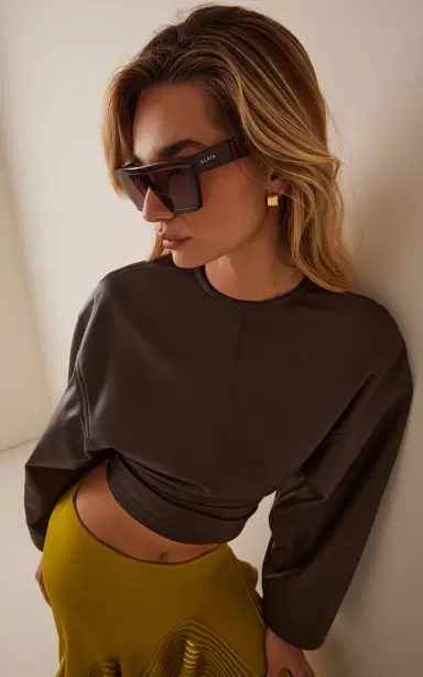 Alaïa Mask-Frame Acetate Sunglasses | Thumbnail 2 Alaïa Mask-Frame Acetate Sunglasses | Thumbnail 2