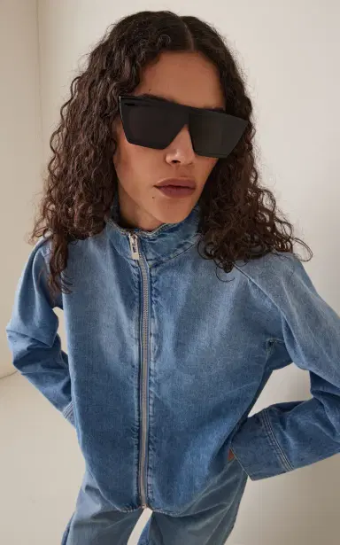 Alaïa Mask-Frame Acetate Sunglasses | Thumbnail 2 Alaïa Mask-Frame Acetate Sunglasses | Thumbnail 2