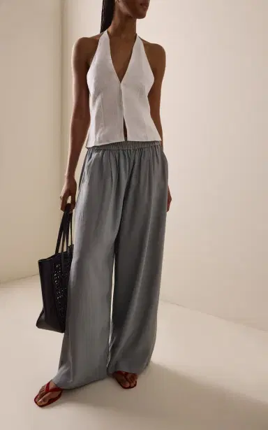 Deiji Studios Close Linen Halter Top | Thumbnail 2 Deiji Studios Close Linen Halter Top | Thumbnail 2