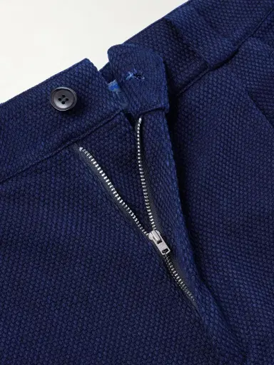 Blue Blue Japan Wide-Leg Pleated Sashiko Cotton Shorts - Men | Thumbnail 6 Blue Blue Japan Wide-Leg Pleated Sashiko Cotton Shorts - Men | Thumbnail 6