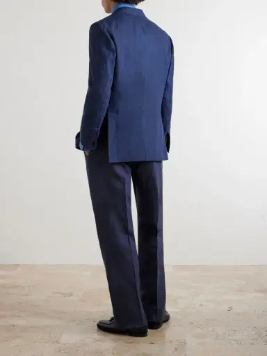 Rubinacci Linen Suit Jacket - Men | Thumbnail 4 Rubinacci Linen Suit Jacket - Men | Thumbnail 4