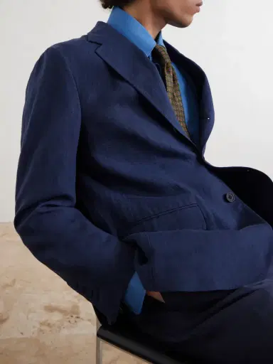 Rubinacci Linen Suit Jacket - Men | Thumbnail 5 Rubinacci Linen Suit Jacket - Men | Thumbnail 5