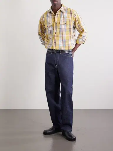 Human Made Logo-Embroidered Checked Cotton-Flannel Shirt - Men | Thumbnail 2 Human Made Logo-Embroidered Checked Cotton-Flannel Shirt - Men | Thumbnail 2