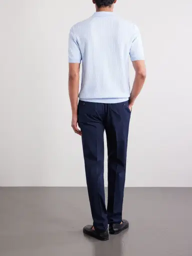 De Petrillo Cotton-Jacquard Polo Shirt - Men | Thumbnail 4 De Petrillo Cotton-Jacquard Polo Shirt - Men | Thumbnail 4
