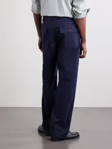 Ralph Lauren Purple Label Straight-Leg Cotton-Blend Twill Trousers - Men | Thumbnail 4 Ralph Lauren Purple Label Straight-Leg Cotton-Blend Twill Trousers - Men | Thumbnail 4