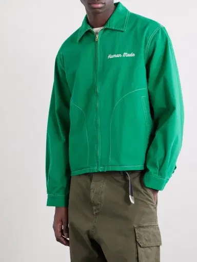 Human Made Logo-Embroidered Cotton-Twill Jacket - Men | Thumbnail 3 Human Made Logo-Embroidered Cotton-Twill Jacket - Men | Thumbnail 3